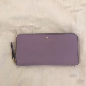 Kate Spade lavendar leather Wallet